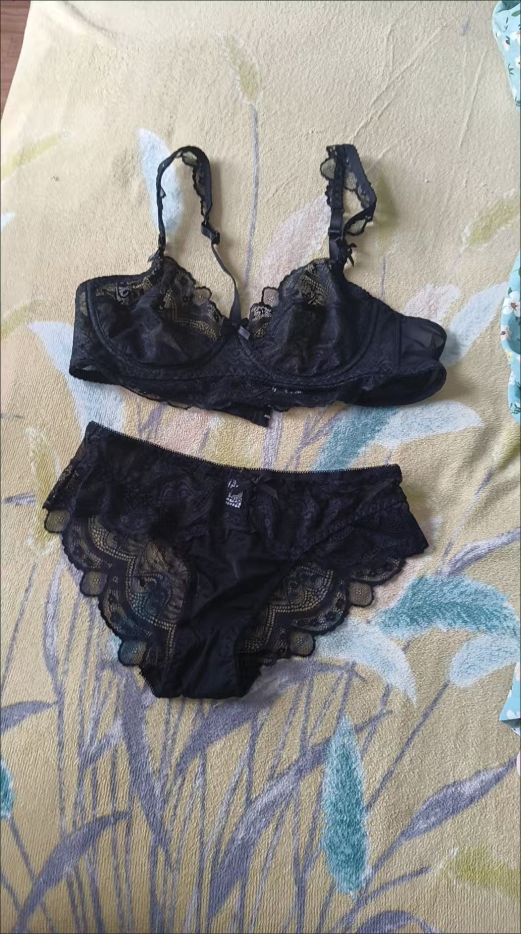 Purple Lace Sexy Bra (I love purple. Worn 5 times by me, still in great condition, carries my natural scent, clean and hygienic) - Image 5